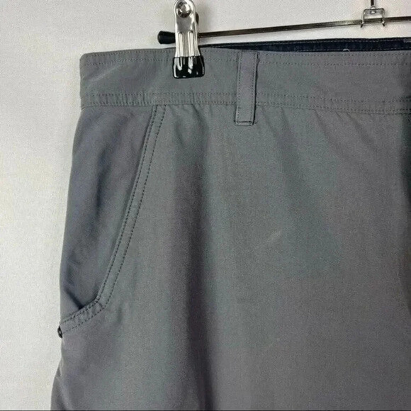 Lululemon Dark Gray Flat Front Nylon Shorts 10" 38 - Picture 3 of 5